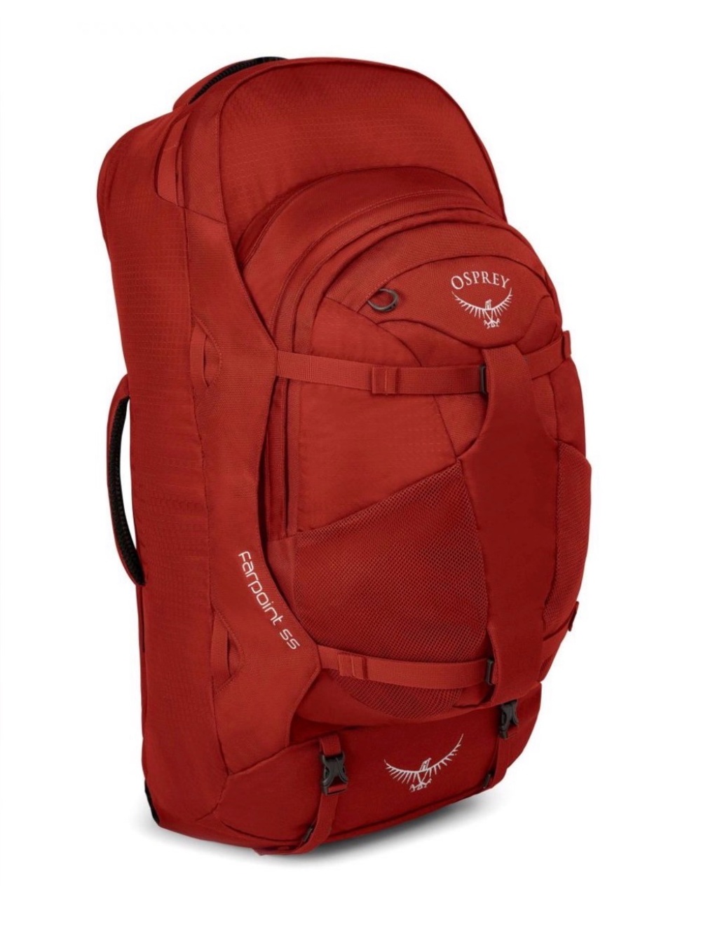 Osprey Farpoint 55 Red Travel Backpack